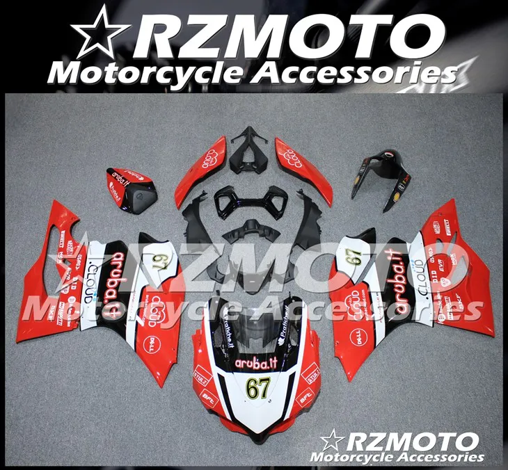 Мотоциклетный обтекатель abs подходит для DUCATI 899 1199 2012- корпусные детали прессформы Магазин № 0449