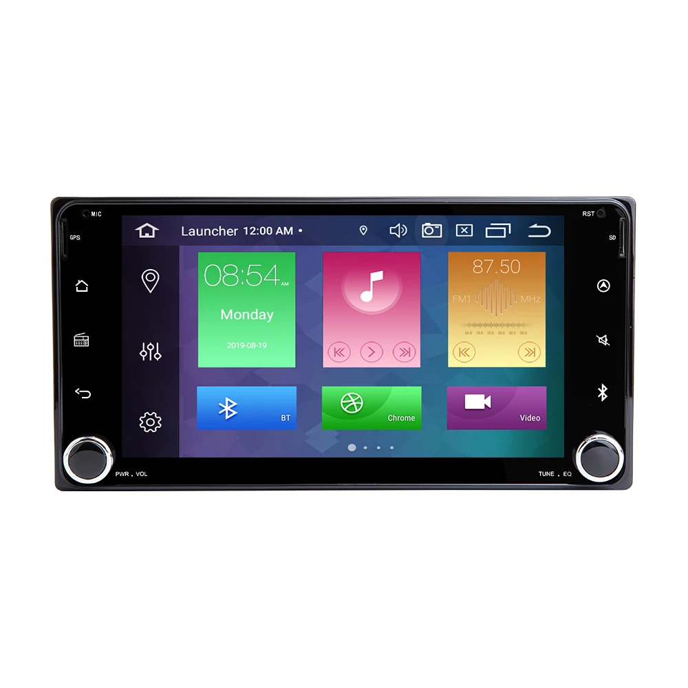 DSP 4G 2 din Android 9 автомобиль радио мультимедиа для Toyota Land Cruiser 100 200 Prado 120 150 пик Corolla hiace Yaris HiluxGPS navi