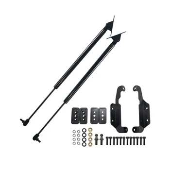 

2Pcs Front Engine Hood Cover Hydraulic Support Rod Column Gas Spring Shock Absorber for Jeep Wrangler Jl 2018 +