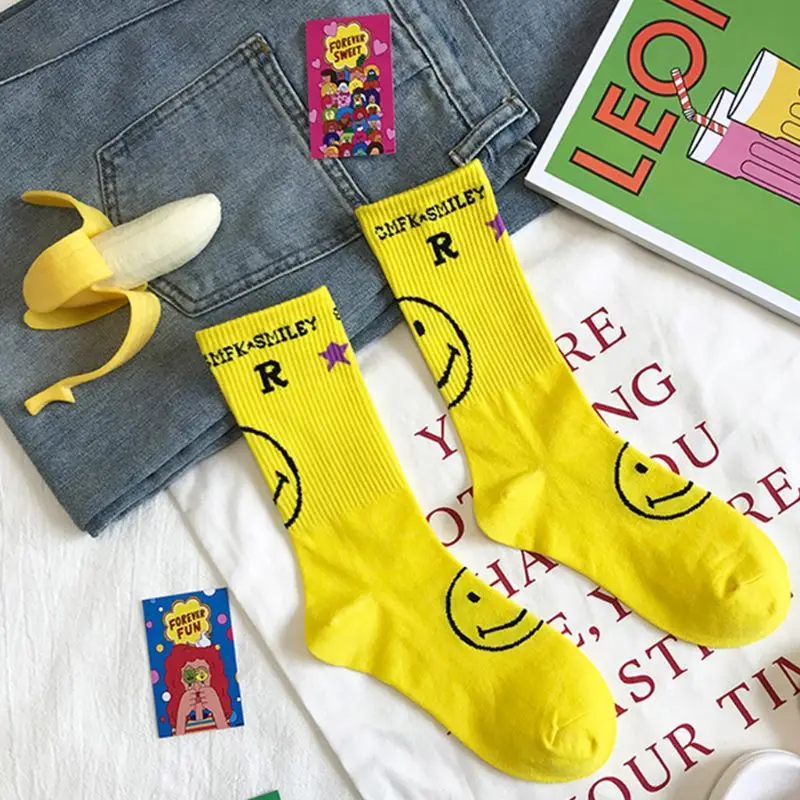 5Pair/Set Adult Soft Cotton Low Cut Ankle Socks Cute Cartoon Rainbow Sport Socks