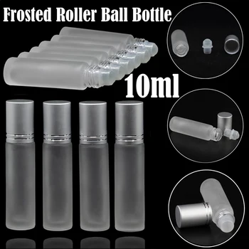 

10 Ml Thick Durable Perfume Empty Bottle Lip Oil Lip Gloss with Glass Roller Ball Travel Refillable Bottle Cosmetic Container