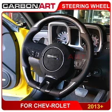 Индивидуальный Автомобильный руль для chevrolet cruze captiva реальные аксессуары из углеродного волокна для aveo