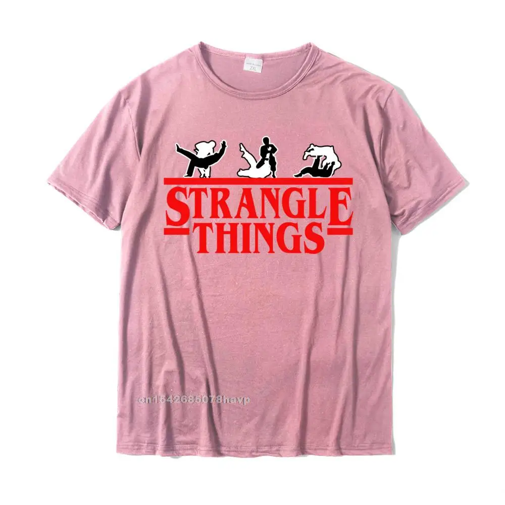 Simple Style Tops & Tees Designer Short Sleeve Young Tshirts TpicOriginaltitle Cool Thanksgiving Day Tee-Shirt Round Neck Funny MMA BJJ Strangle Things Brazilian Jiu Jitsu Gi Gift Pullover Hoodie__1989. pink
