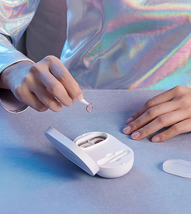 Ultrasonic clean carry automatic electric professional safety eye contact lens cleaner J05