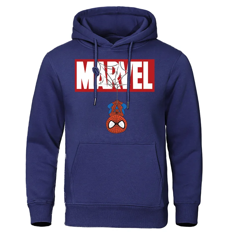 Осень зима кофты с капюшоном "Marvel" Человек-паук мужские толстовки с капюшоном топы Повседневный мужской спортивный костюм брендовые пуловеры Мстители