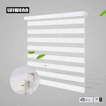 

Special Contemp Square Mechinism Zebra Roller blinds Bead Rope Upper open White hotel Roller shades Curtains Made to measure