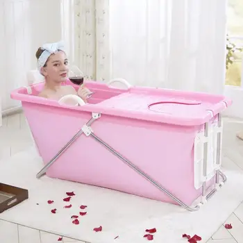 

Bathtub Adult Folding Bathtub Bathing Plastic Child Bathtub Home Large Bathtub