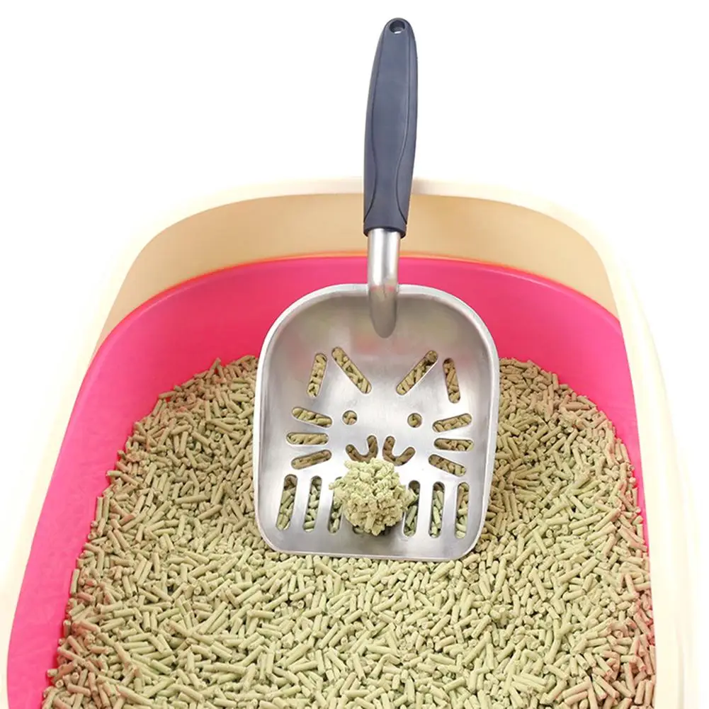 Portable Metal Hollow Litter Shovel Pet Sand Shit Waste Sifter Scoop Cleaning Tool