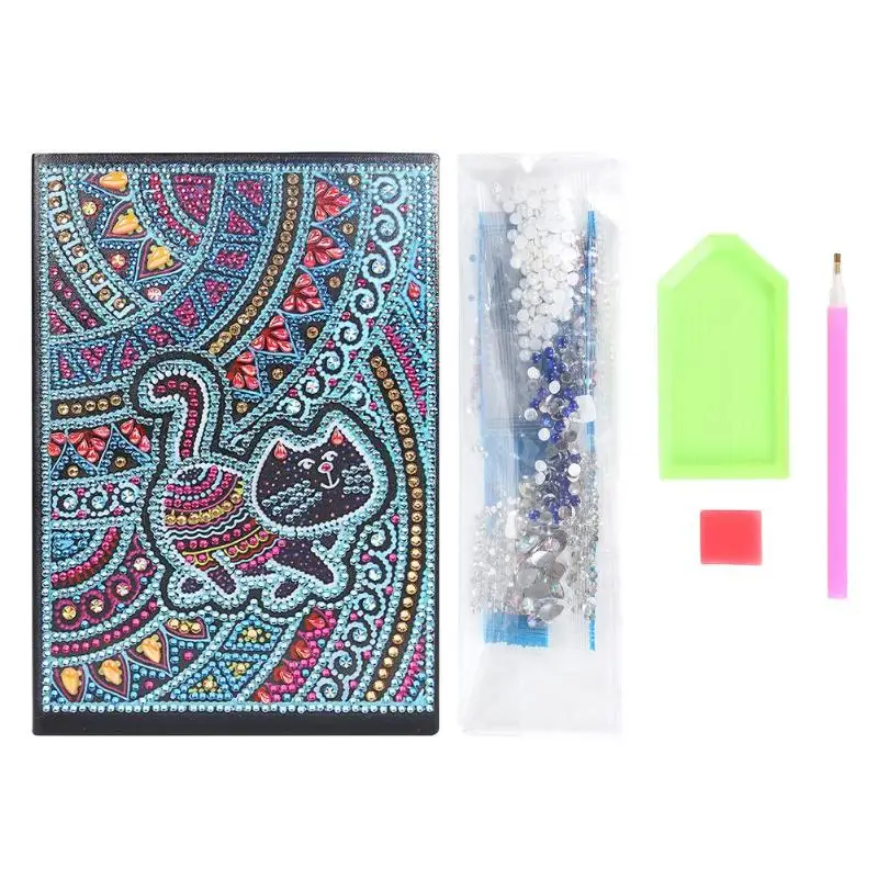 

DIY Diamond Painting Special Shaped Mandala Creative 50 Pages A5 Notebook Notepad Embroidery Diamond Cross Stitch Craft Gifts