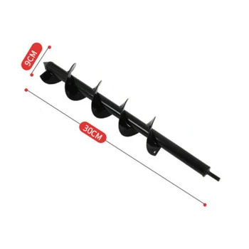 

9*60CM / 9*30CM Universal Spiral Drill Bit Planting Auger For Garden Yard Earth Bulb Planter A3 Steel Durable Drill Bit