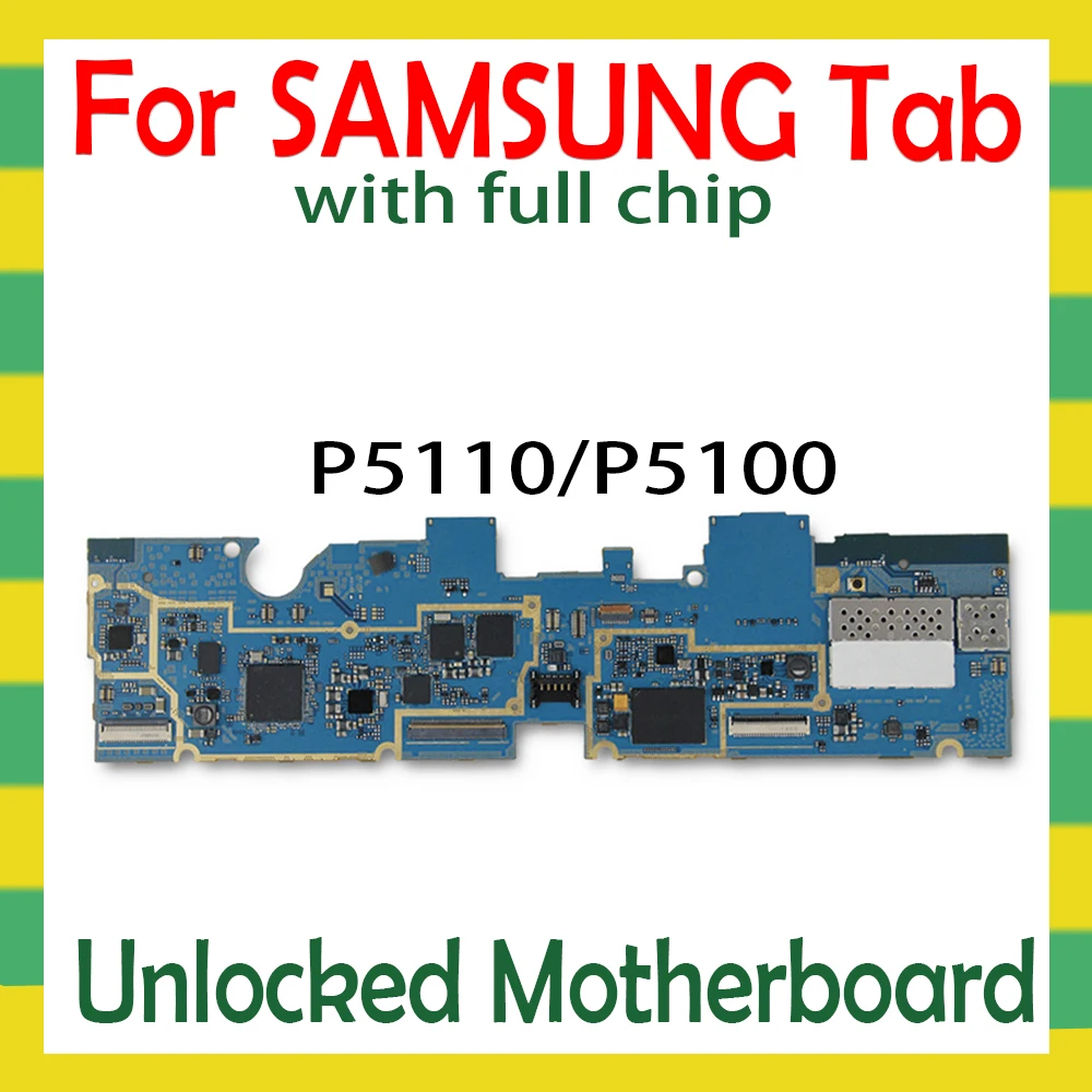 Разблокированная материнская плата для Samsung Galaxy Tab 2 10 1 P5110 P5100 планшет WLAN