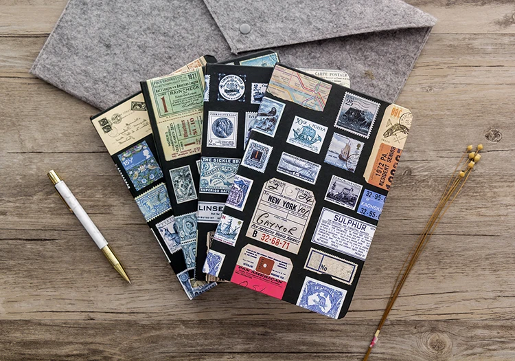 Винтажный блокнот Ретро Bullet Journal Illustration крафт-бумага Diy штампы для скрапбукинга канцелярские принадлежности для школы и офиса