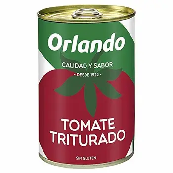 

Orlando - Tomate Natural Triturado, Lata 400 g