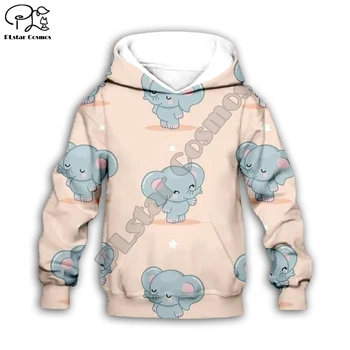 

Family outfits Chlid Kid set Dumbo 3d print Cartoon Star Hoodies autumn long sleeve Sweatshirts zipper Baby Girl boy kawaii pant