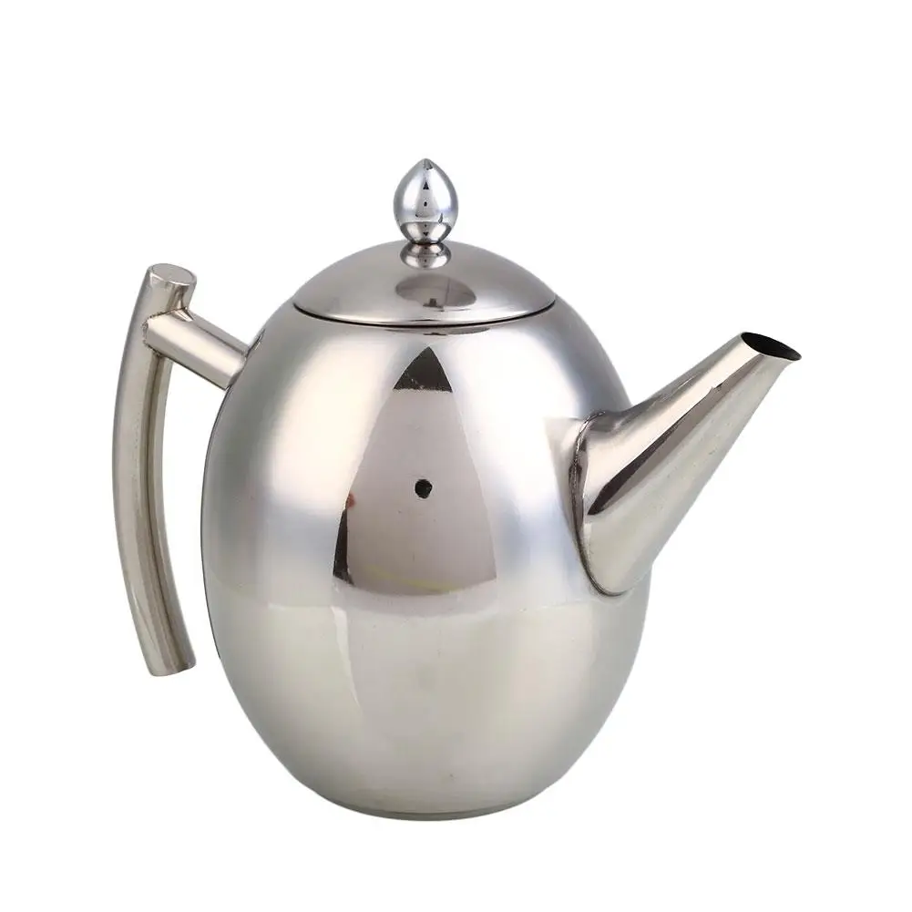 Чайный фильтр для чайника, заварочный чайник 1.5Л/1л из нержавеющей стали практичная кухонная утварь, чайный горшок, гостиничный фильтр, домашняя барная посуда - Цвет: 1.5L