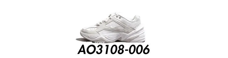 Nike M2k Tekno Новое поступление Женская обувь для бега Модные дышащие Нескользящие уличные спортивные кроссовки# AO3108