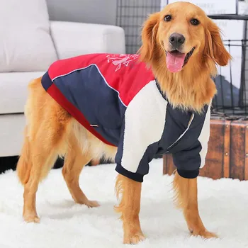 

Dog Clothes For Large Dogs Winter Soft Warm Cotton Coat Golden Retriever Labrador Samoyed Border Collie Pet Keep Warm Dresses