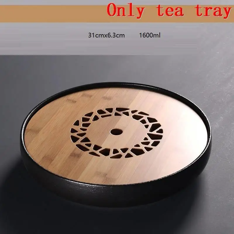Version F Аксессуары, китайский набор, бандея, Pla, чай, u сервис, Китай, пуэр, Juego De Te Chino, бамбуковый кунг-фу, держатель для сервировки, Gongfu, чайный поднос - Цвет: Version F