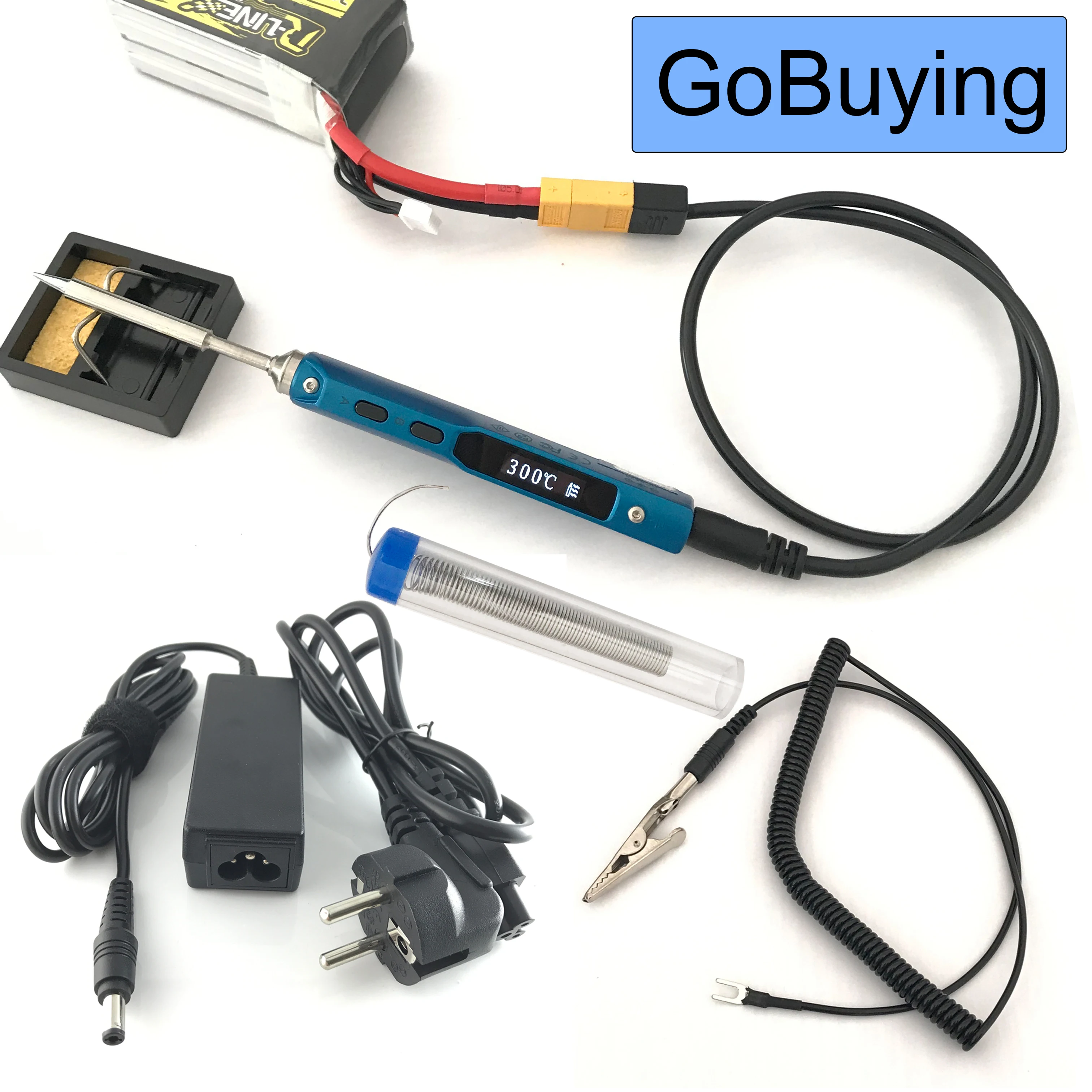 24V Blue Original Mini TS100 Portable Soldering Iron Station Kit