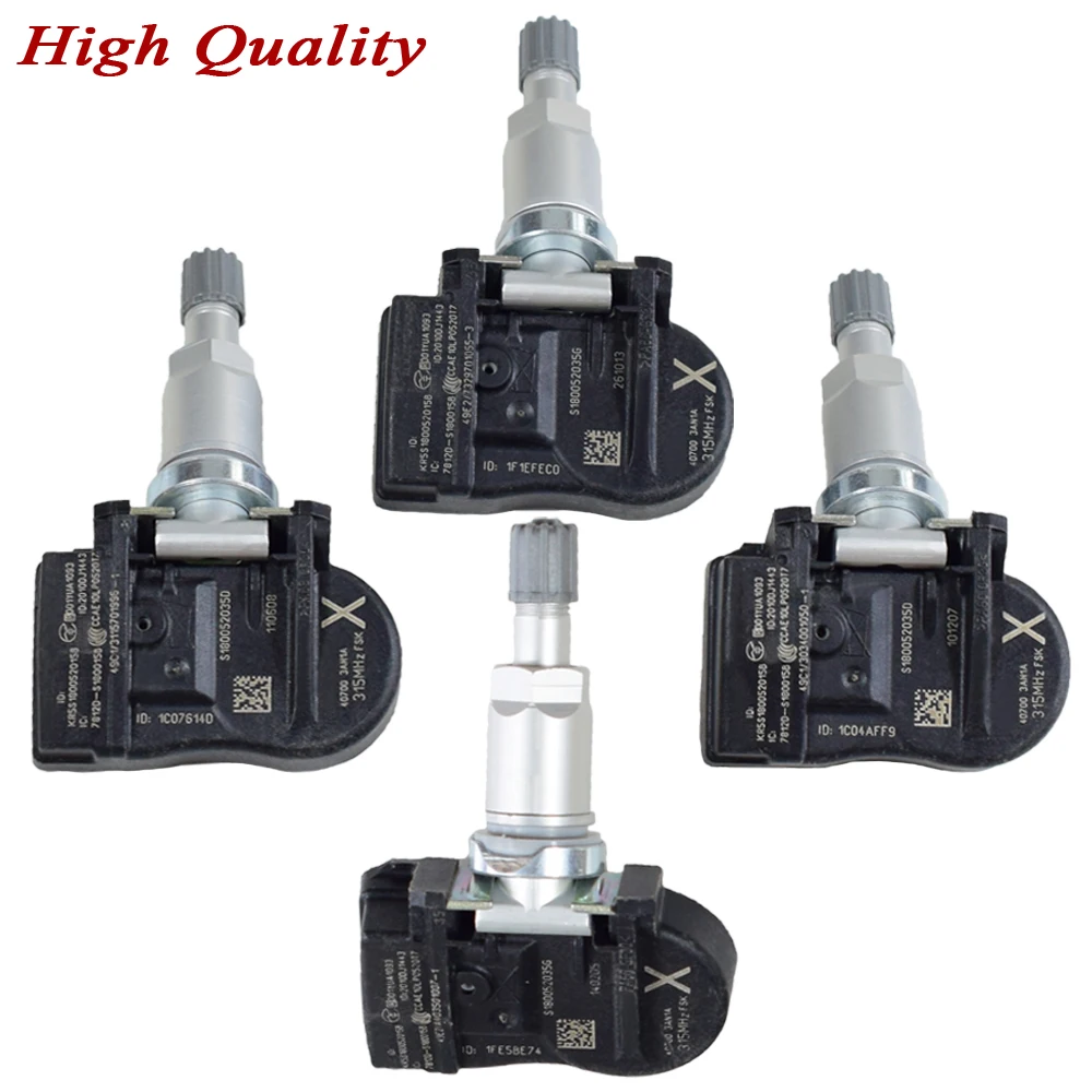 4 шт. датчик давления в шинах 40700-3AN1A TPMS сенсор для Nissan Cube Juke Sentra Versa 315 МГц автомобильные аксессуары