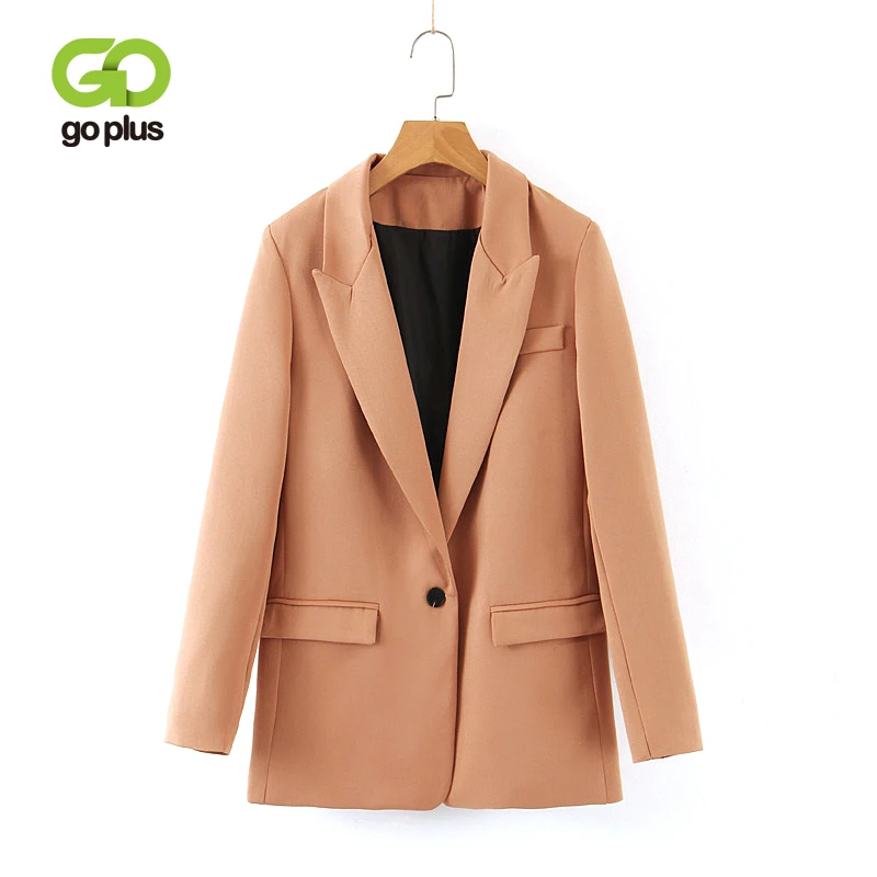 

GOPLUS Women's Jacket Office Lady Orange Blazer Women Clothes 2019 Blazers and Jackets Manteau Veste Femme Chaqueta Mujer C9558