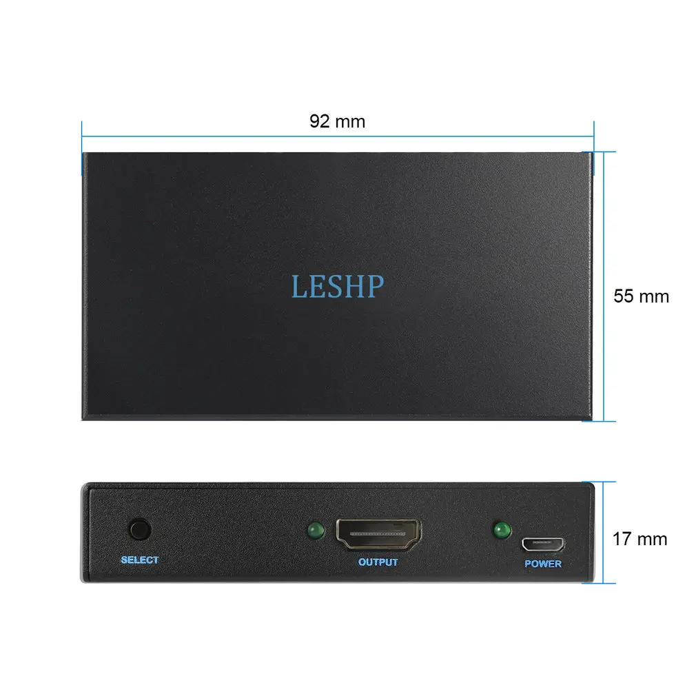 1080P 4K* 2K HD 3 порта выход HDMI переключатель сплиттер коммутатор видео и аудио адаптер для HD ТВ ПК Xbox PS3 PS4 DVD