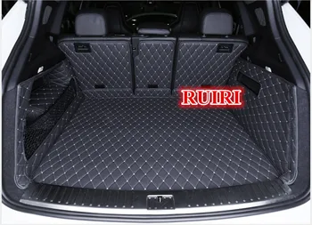 

Top quality! Full set car trunk mats for Porsche Cayenne E3 2020-2018 waterproof cargo liner mats boot carpets for Cayenne 2019