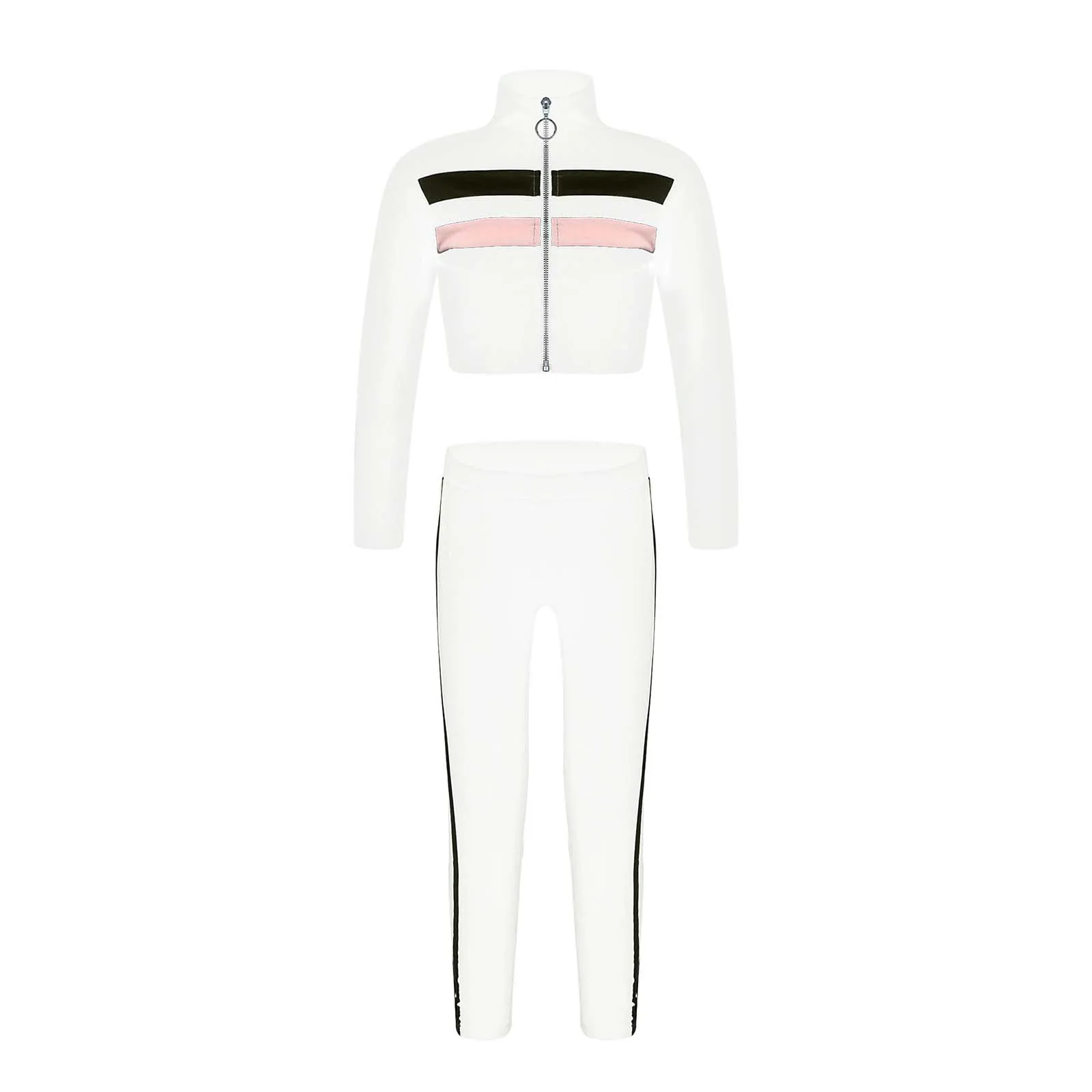 

Toddler Girls Sport Outfits Fitness Suit Workout Gym Clothes Tracksuits Two Pieces Running Tops and Pants Sports Set Sportswear