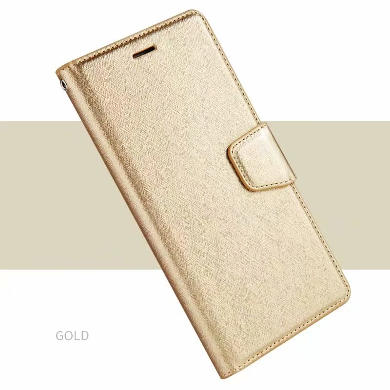 Gold Для Apple iPhone 11 Pro Max XR XS 10S Max 5 5S SE 6 6S 7 8 Plus X Шелковый кожаный чехол бумажник флип чехол для iPhone 11 XR XS Funda - Цвет: Gold