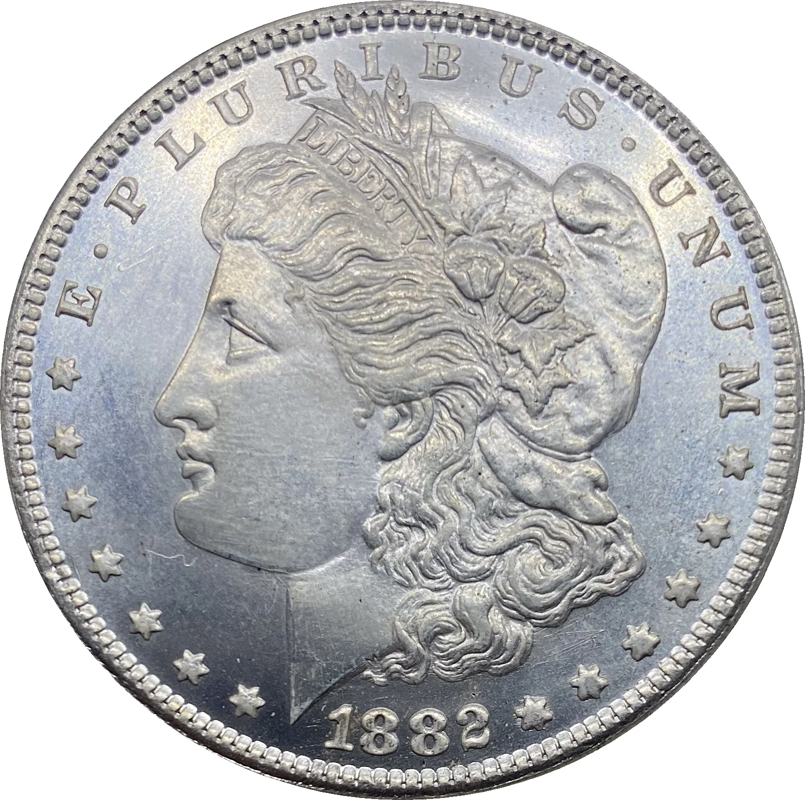 

United States 1882 S Morgan One Dollar US Coin Cupronickel Plated Silver Morgan Silver Dollor Coins