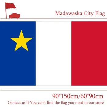 

10PCS Flag Madawaska City Flag Of Maine State 90*150cm 60*90cm Flag 3x5ft Digital Printing Polyester For Campaign Vote