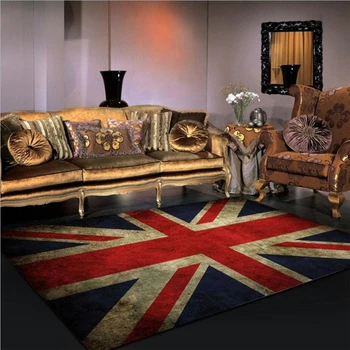 

Living Room Decoration Carpet Fashion Personality Geometric Scenery Crystal Velvet Antiskid Decor for Room Mat Part Two