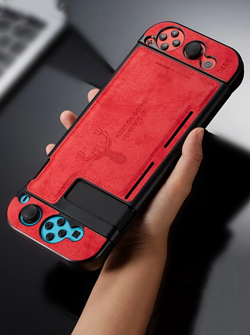 Тканевый чехол, силиконовый защитный чехол для задней панели Joy-Con, защита от пота, для переключателя с переключателем, с защитой экрана