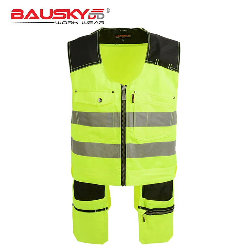 Men Male Female Outdoor Workwear Work Vests Multifunction Tool Multi Pockets Vests