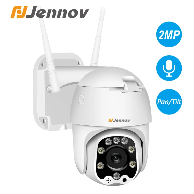 Камера видеонаблюдения Jennov 2 МП P2P Wi Fi 1080P с защитой от непогоды|Камеры