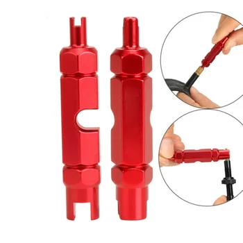 

Multi-Function Bicycle Valves Aluminium Alloy Mountain Bicycle American Valves Core Extension Rod Tube Disassembly Spanner Tool