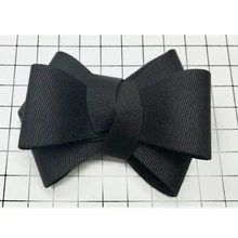 1 пара ткани с бантом подвеска "Туфля" аксессуары Для женщин обувь на высоком каблуке украшения бант s лук DIY темно-синего цвета, цвета: бежевый, черный