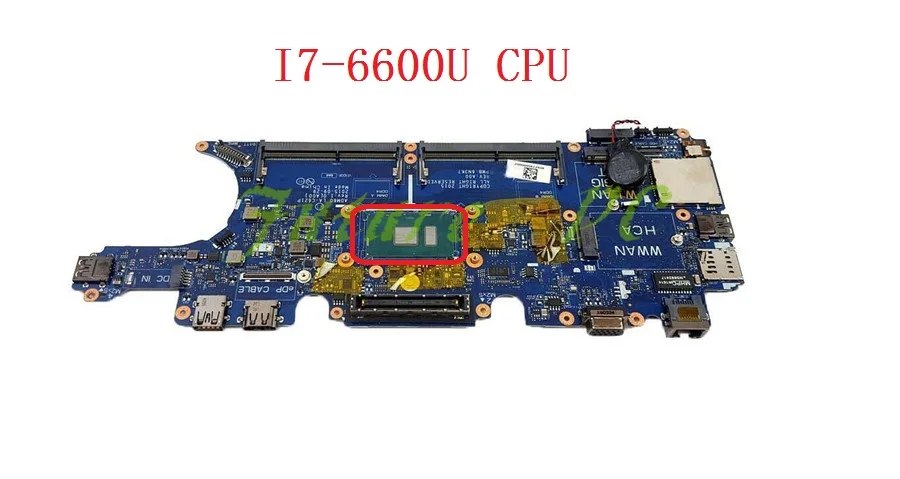 JOUTNDLN для Dell Latitude E5270 Материнская плата ноутбука CN-0T78NH I7-6600U DDR4 0T78NH T78NH ADM60 LA-C621P тестирование