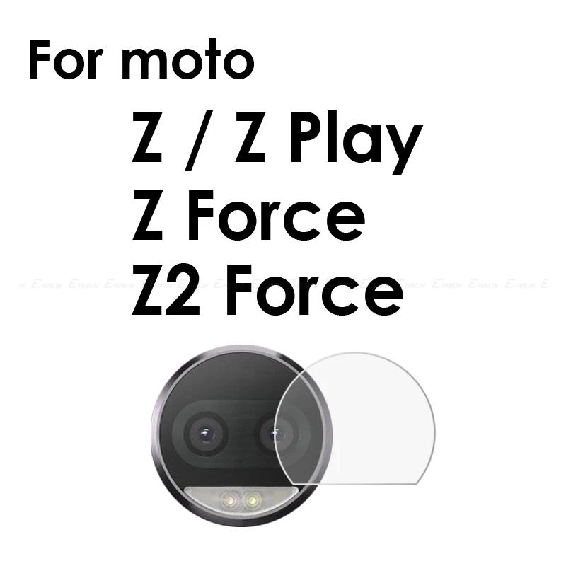 Задняя Защитная пленка для объектива камеры из закаленного стекла для Motorola Moto G7 G6 G5 G5S Plus power Z2 Z Force Play - Цвет: For Moto Z
