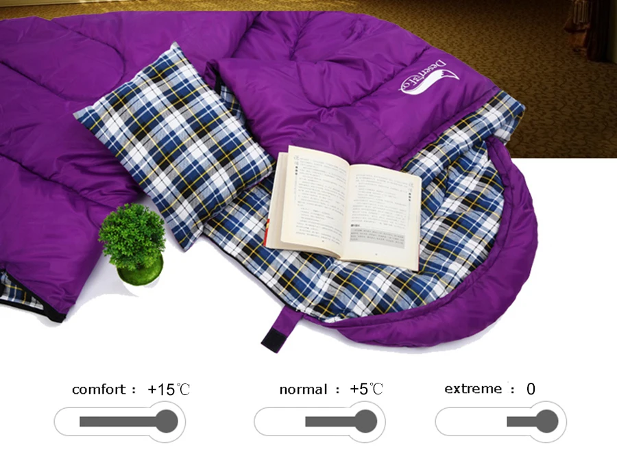 1,5 кг 2 кг 3 сезона спальный мешок 210*75 см портативный Легкое сжатие мешок с подушкой для женщин путешествия Кемпинг