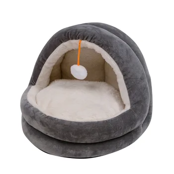

Pet bed for Cats Dogs Soft Nest Kennel Bed Cave House Sleeping Bag Mat Pad Tent Pets Winter Warm Cozy Beds For Cats