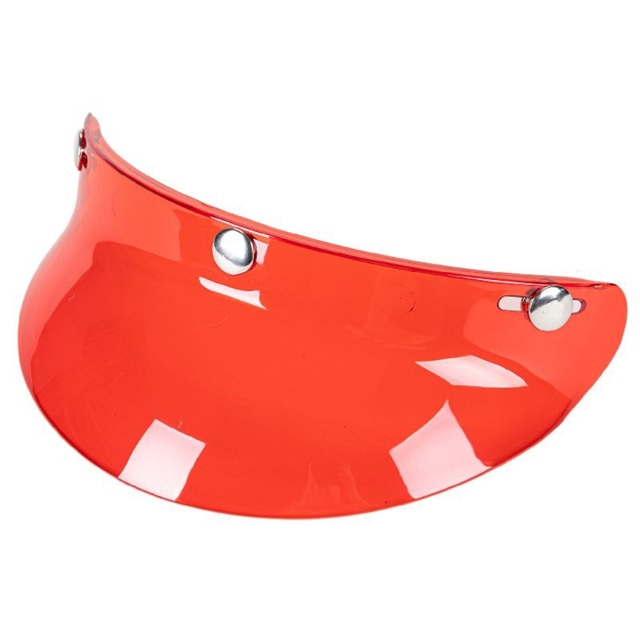 3/4 Open Face Helmet Visor Sun Shade Protector for 3-snap Retro Motorcycle Helmet Accessories