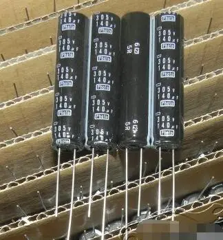 Низкая ESR 305v 140 мкФ фото флэш-конденсатор