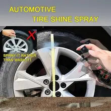30LM Автомобильный Спрей для чистки автомобильных шин, средство для очистки автомобильных колес, средство для восковой обработки шин, полировальный очиститель, автомобильные аксессуары