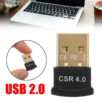 

Mini Bluetooth Audio Receiver CSR 4.0 Dongle Adapter USB 2.0 Transmitter Stereo Wireless Adapter for PC Laptop TV Car Kit