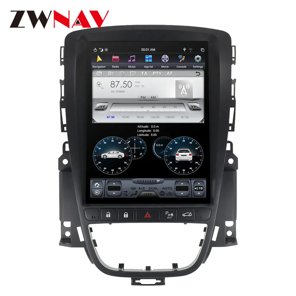 Perfect DSP Carplay vertical Tesla screen Android 9.0 Car Multimedia Player For OPEL Astra J 2010+ GPS Radio Audio stereo map head unit 4