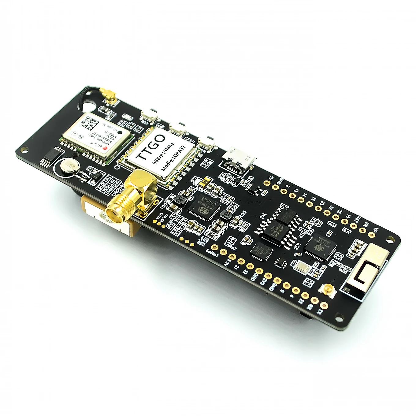 ESP32 433/868/915 МГц Беспроводная Wi-Fi модуль Bluetooth ESP 32 gps NEO-6M SMA LORA 32 18650 Батарея держатель с SoftRF