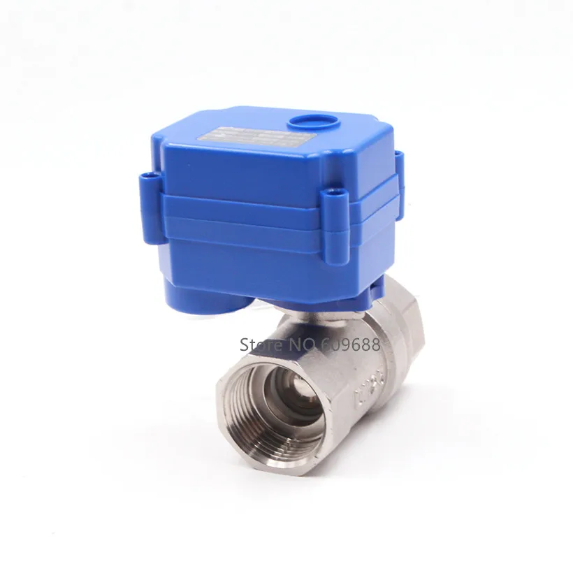 Stainless Steel Electric Ball Valve DN15 DN20 DN25 Motorized Control Way CR03/CR04/5V/12V/220V | Обустройство дома