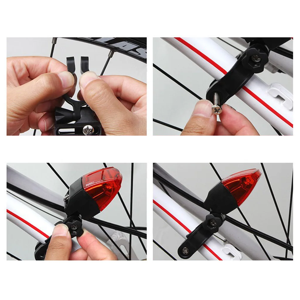Self-generating LED Bike Bicycle Tail Light Mountain Road Bike Cycling Rear Light Easy to Install for Cycling Safety Flashlight