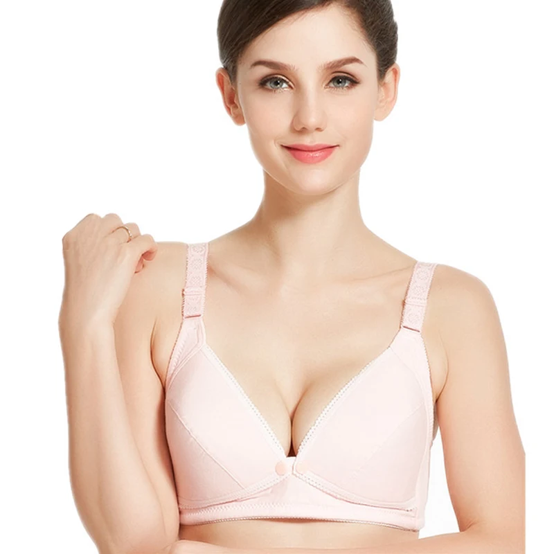 Уютные хлопковые бюстгальтеры для кормящих женщин-Дешевые soutien gorge allaitement бюстгальтер для грудного вскармливания пищевой Топ